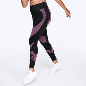Victoria's Secret Black and Pink Leggings